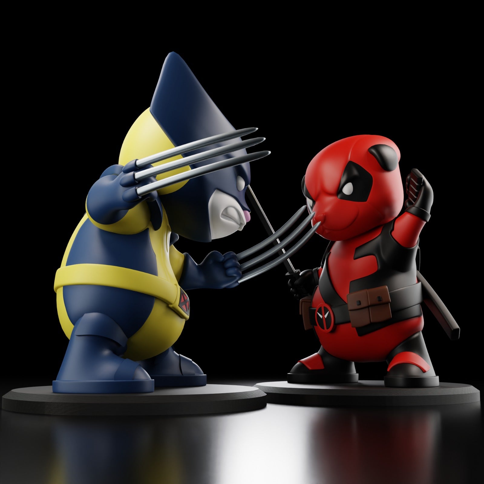 Kuyoz - Rogue y Kuyoz - Claw | Art Toy Original 3D