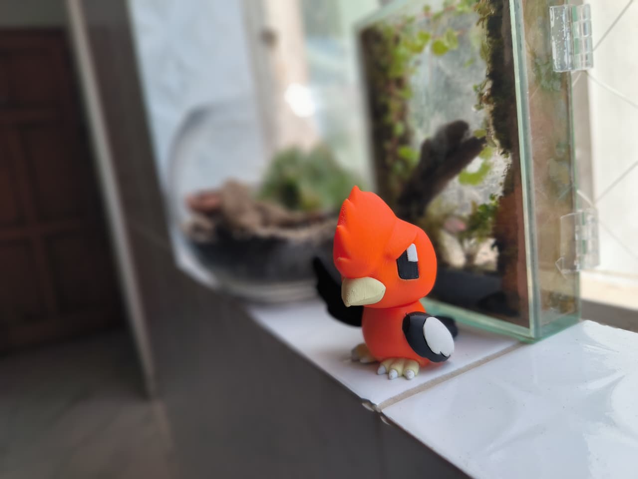 Pibit Rocky - Gallito de las Rocas | Art Toy Original 3D