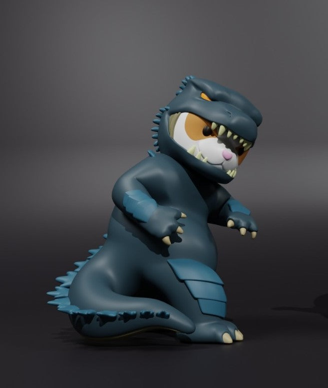 Kuyoz - Rex | Art toy Original impreso en 3D